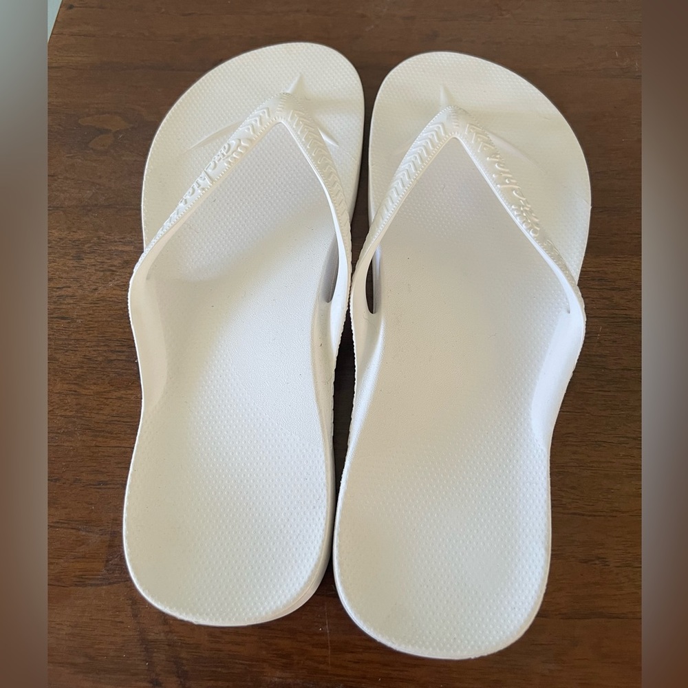 Archies White Flip Flops